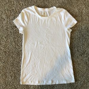 Plain white t-shirt